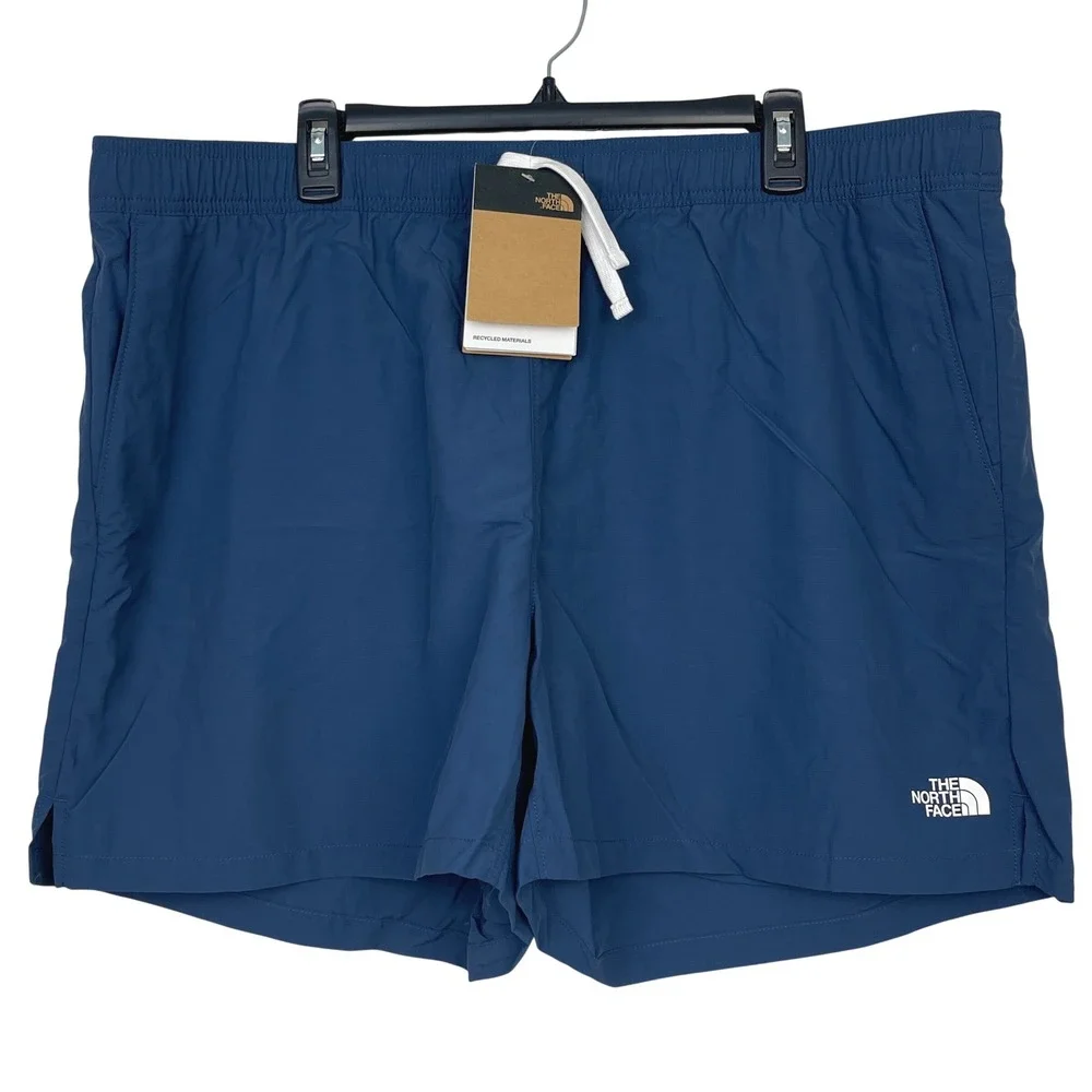 NEW The North Face Mens XXL FLASHDRY‎ Action Short 2.0 Shady Blue NF0A87TJ $45